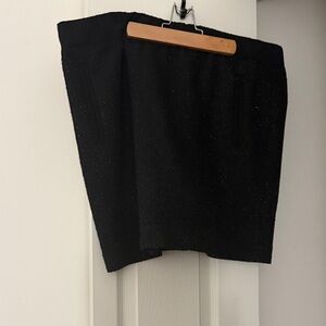 LOFT Black Mini Skirt